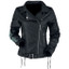 Unisex Death Eater Biker Belted Black Leather Jacket Unisex Death Eater Biker Belted Black Leather Jacket