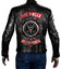 Mens Designer Five Finger Death Punch Black Leather Jacket Mens Designer Five Finger Death Punch Black Leather Jacket