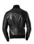 Mens Black Bomber Fashion Stylish Leather Jacket