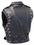 DESIGNER CHROMED OUT LEATHER MOTORCYCLE VEST