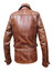 Mens Vintage Biker Retro Motorcycle Brown Leather Jacket