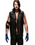 WWE AJ Styles Hooded Leather Black Vest