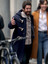 Heart of Stone 2023 Paul Ready Blue Hooded Style Wool Coat