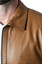 Mens Brown Genuine Biker Leather Jacket