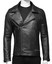 Mens Body Fit Quilted Black Biker Jacket Mens Body Fit Quilted Black Biker Jacket
