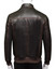 Mens Dark Brown Stylish Bomber Leather Jacket
