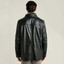 Mens Black Long Leather Jacket