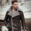 Mens B3 Bomber Shearling Long Jacket Mens B3 Bomber Shearling Long Jacket