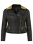 Womens Stylish Studded Black Leather Moto Jacket Womens Stylish Studded Black Leather Moto Jacket