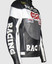 Honda CBR Black & Grey Racer Biker Leather Jacket Honda CBR Black & Grey Racer Biker Leather Jacket
