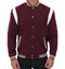 Men's Stylish Maroon Varsity Jacket