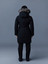 Womens Fitted Down Coat With Removable Bib Womens Fitted Down Coat With Removable Bib