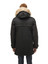 Mens Decent Black Long Hooded Jacket Mens Decent Black Long Hooded Jacket