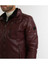 Mens Stylish Roast Beef Leather Biker Jacket