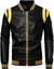 Mens Casual Color-Block Patches Bomber jacket