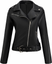 Women’s Stylish Black Motorcycle Leather Jacket