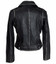 Womens Distressed Belted Designer Black Leather Jacket Womens Distressed Belted Designer Black Leather Jacket