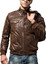 Men's Vintage Brown Bomber Leather Jacket