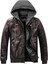 Men's Vintage Removable Hood Winter Leather Jacket Men's Vintage Removable Hood Winter Leather Jacket