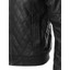Men's Casual Quilted Black Biker Leather Jacket Men's Casual Quilted Black Biker Leather Jacket