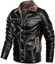 Men's Thick Warm Windbreaker Genuine Leather Jacket Men's Thick Warm Windbreaker Genuine Leather Jacket