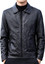 Men's Casual Varsity Leather Jacket
