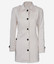 Womens Off White Long Length Wool Coat