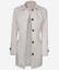 Womens Off White Long Length Wool Coat