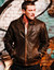Adam 5lbs of Pressure Luke Evans Brown Leather Jacket Adam 5lbs of Pressure Luke Evans Brown Leather Jacket