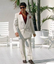 Tony Montana Scarface Costume White 2 Piece Dress Suits