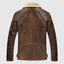 Aquaman Jason Momoa Movie Brown Leather Fur Jacket