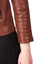 Brown Motorcycle Leather Jacket For Women’s