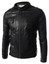 Mens Black Real Leather Motorcycle Jacket