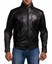 BATMAN ARKHAM KNIGHT MEN'S BLACK LEATHER COSTUME JACKET