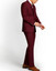 Slim Fit Three Piece Maroon Suit Men