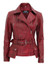 Women's Red Biker Real Leather Jacket Women's Red Biker Real Leather Jacket