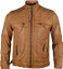 Mens Classic Diamond Fashion Leather Jacket