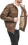 Men's Earth Leather Sherpa Aviator Bomber Jacket Men's Earth Leather Sherpa Aviator Bomber Jacket