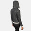 Black Hooded Shearling Leather Jacket