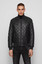 SLIM FIT QUILTED JACKET IN WAXED LEATHER SLIM FIT QUILTED JACKET IN WAXED LEATHER