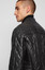 SLIM FIT QUILTED JACKET IN WAXED LEATHER SLIM FIT QUILTED JACKET IN WAXED LEATHER