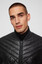 SLIM FIT QUILTED JACKET IN WAXED LEATHER SLIM FIT QUILTED JACKET IN WAXED LEATHER