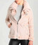 Womens Pink Leather Shearling Jacket