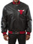Chicago Bulls Black Real Leather Jacket
