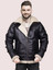 Men B3 Black Bomber Shearling Jacket