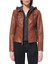 Brown Women Real leather Jacket