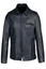 Waxy Mens Black Leather Jacket