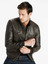 Classic Biker Leather Jacket For Men