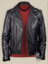 Artistic Black Motorcycle Jacket For Men