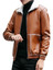 PU Leather Fashion Winter Warm Jacket For Men